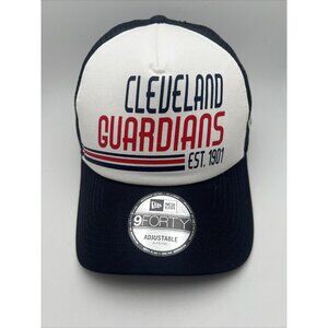 New Era 9Forty Adjustable Cleveland Guardians Hat Cap SnapBack Meshback Foam G58